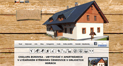 Desktop Screenshot of chalupabukovka.cz