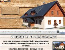 Tablet Screenshot of chalupabukovka.cz